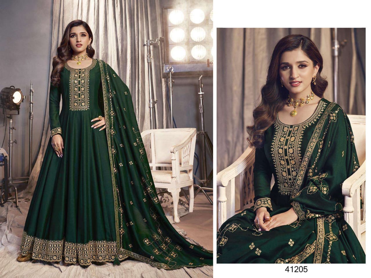 Georgette Anarkali Gown Collection