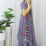 Beautifull Fancy Flower Print Lehenga Choli