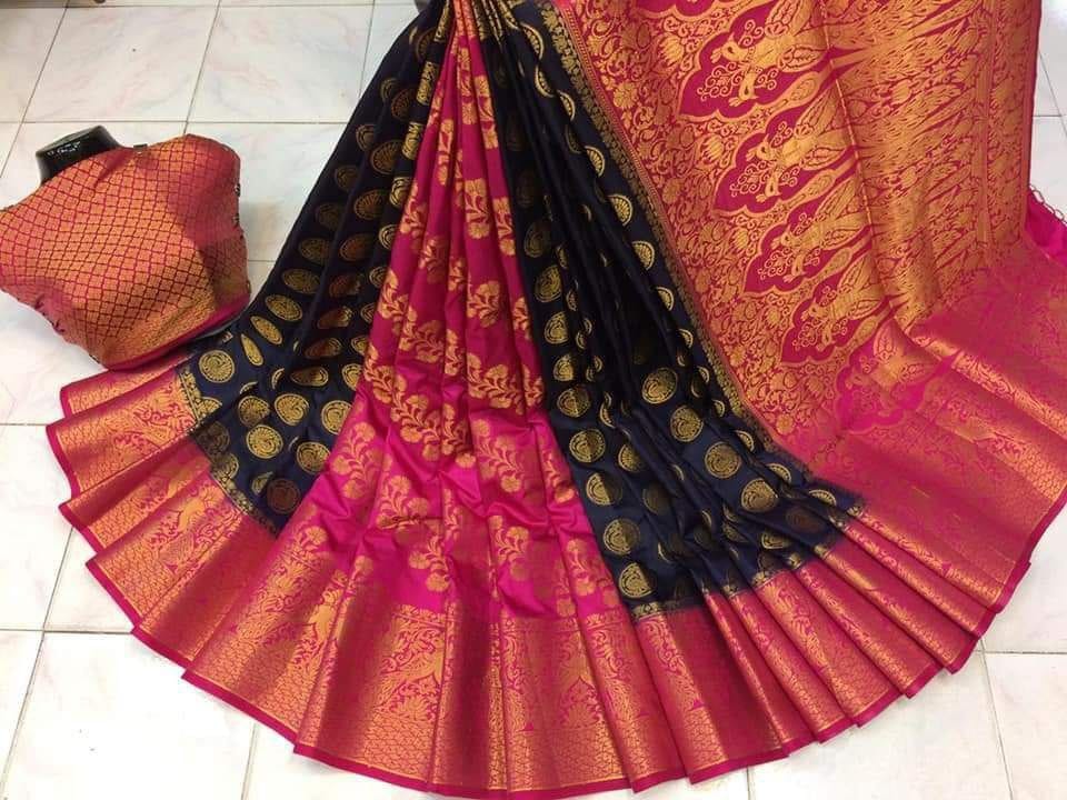 Moonga Soft Silk Saree,