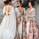Navratri Special Muslin Silk Lehenga