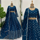 Beautyfull Faux Georgette Lehenga Choli