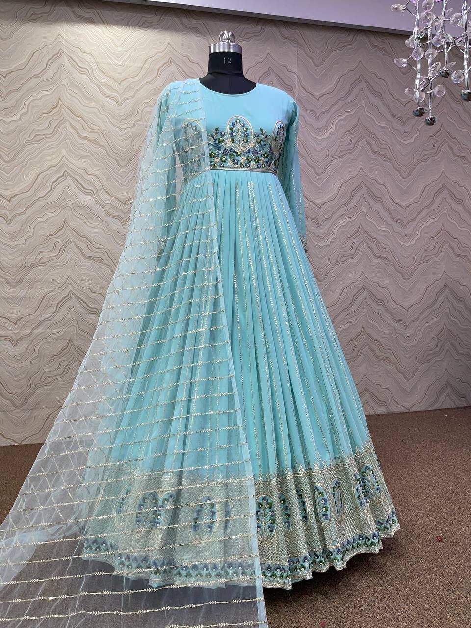 Classy Embroidery Gown Collection