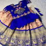 Trending  Zari Weaving Kids Lehenga Choli