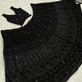 Black Beauty Sequeance Lehenga