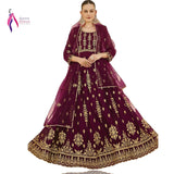 Premium Luxury Net Anarkali Gown