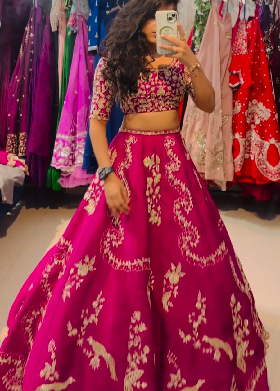 Beautifull Pink Lehenga Choli