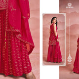 Premium Bridal Sequin Work Sharara Style Salwar Kameez