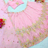 Pink Heavy Lehenga Choli Collection