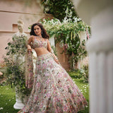 Bridal Peacock Work Lehenga Choli