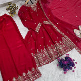 Karva Chauth Embroidered Suit
