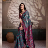 Heritage Meenakari Soft Silk Saree