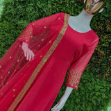 EXCLUSIVE DESIGNER HEAVY GEORGETTE  GOWN