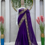 Beautyfull Purple Saree Collection