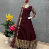 Exclusive  Faux Georgette  Gown Collection