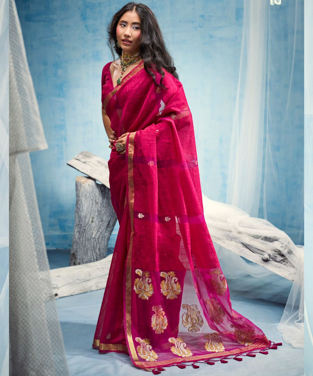 Seerat Pure Silk Hand loom Saree