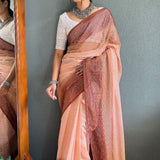 Rimzim Soft Naylone Sequance Saree