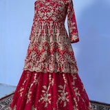 Heavy Bridal Embroider Work  Top Lehenga