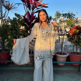 Classical Wedding Mirror Work Suit