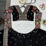 Heavy Boutique Black Lehenga Choli