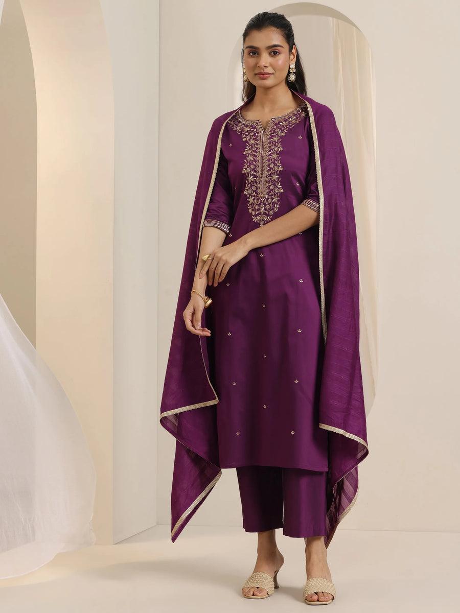Designer Roman Silk Straight Kurti