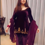 Designer Viscose Velvet Suit Collection