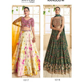 Attractive Embroidered Sequace Lehenga