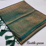 BEAUTIFUL RICH PALLU & JACQUARD WORK  SAREE