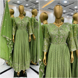 Perrot Green Partywear Gown Collection