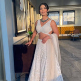 White Lehenga Choli