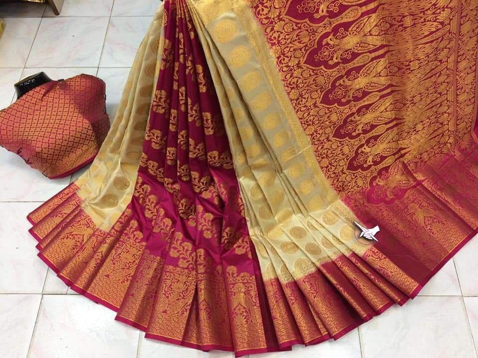 Moonga Soft Silk Saree