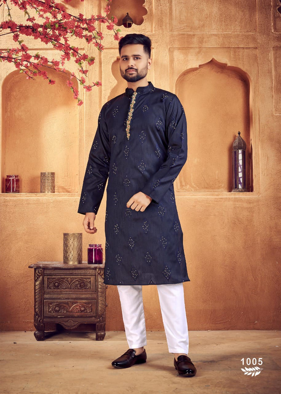 Heavy Jacquard Men's Kurta