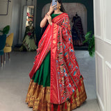 Treditional  Dola Silk Lehenga