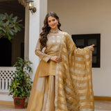 Virasat Banarasi Viscose Top Lehenga