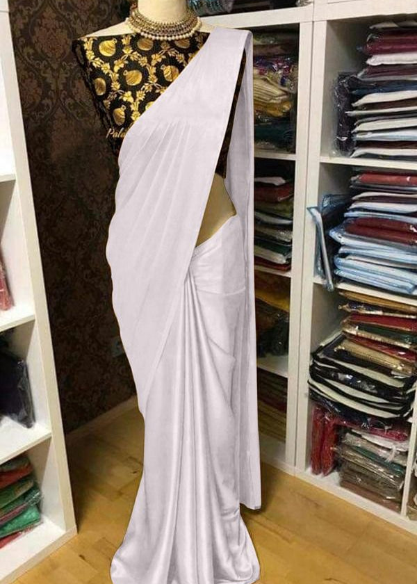 Fancy Satin Silk Saree