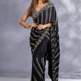 Presenting Black Bollywood Saree