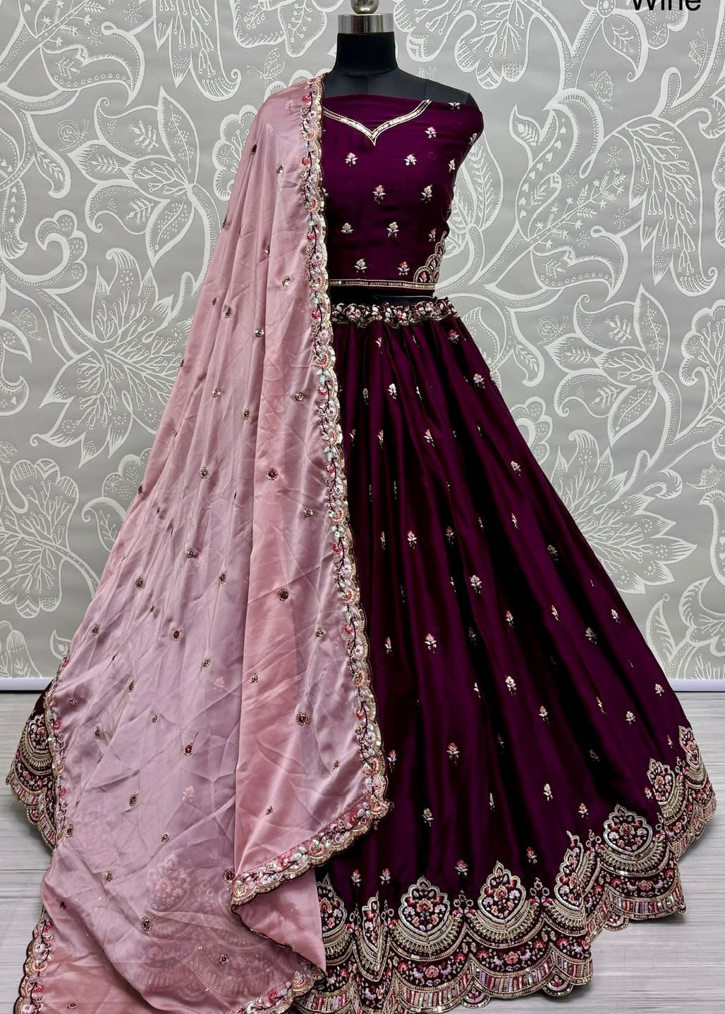 Premium Wedding Silk Lehenga Choli