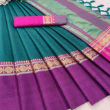 Aura Rich Look Cotton Silk Saree