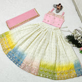 Beautifull Multy Colour Kids Lehenga