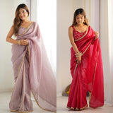 Ready To Wear Crush Silk Saree