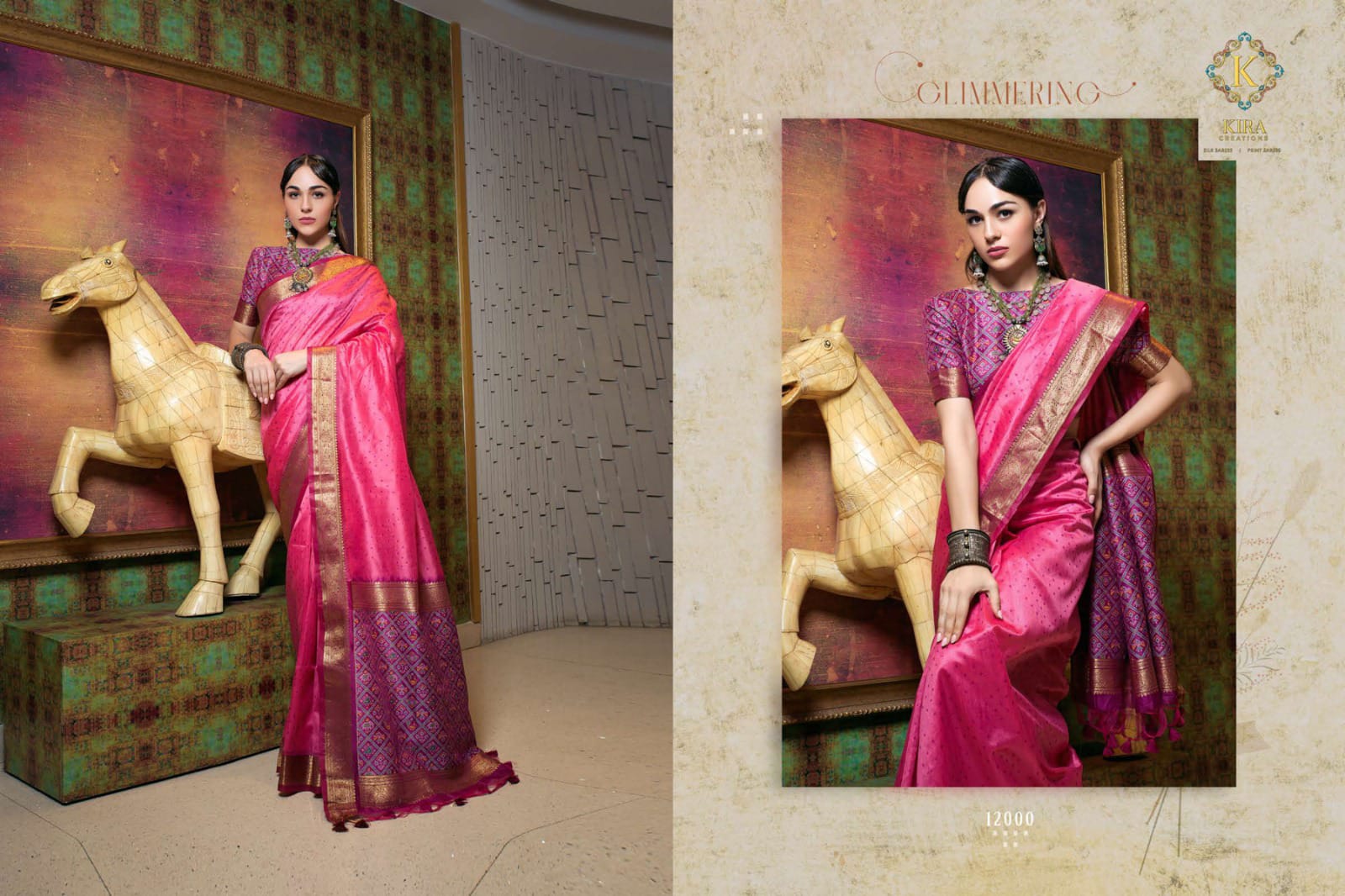 Luxurous Patola Pattern Silk Saree