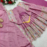 Dandiya Embroidered Anarkali Gown