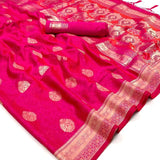 Rajtex Pure Satin Handloom Weving Saree