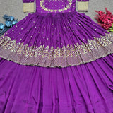 Purple Charm Fancy Lehenga Choli