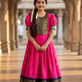 Traditional Kids Silk Lehenga