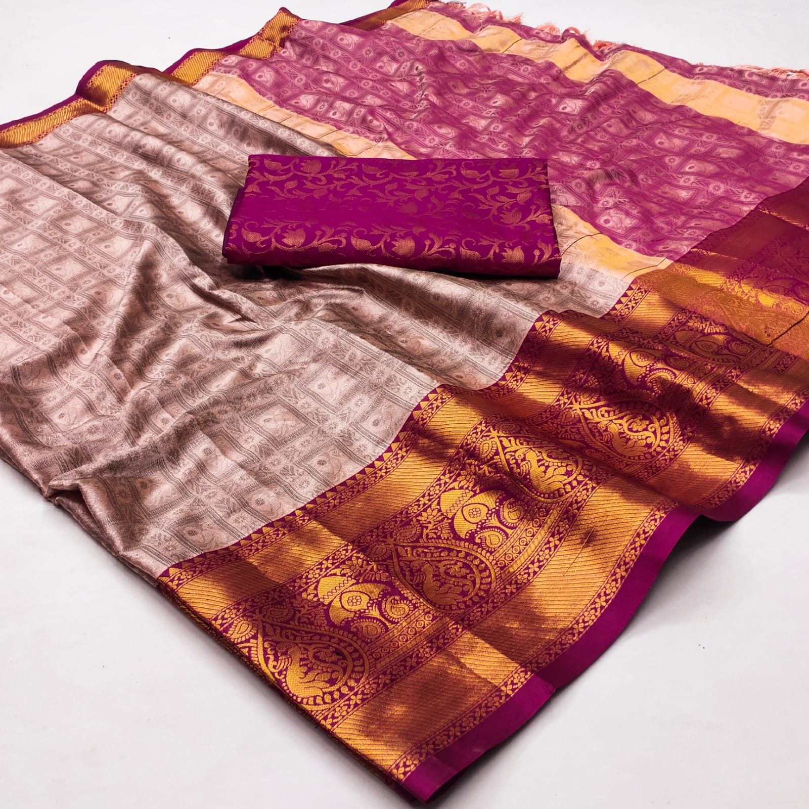 Heavy Rich Border Silk Saree