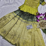 Kids Flair Kanjivaram Silk Lehenga