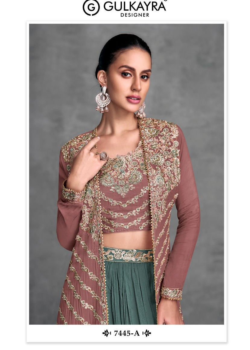 Stylish Indo Westrn Lehenga Choli