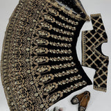 Black Premium Embroidered Lehenga