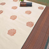 Beautifull Art Silk Jacquard Border Saree