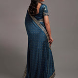 Women's Chinon saree